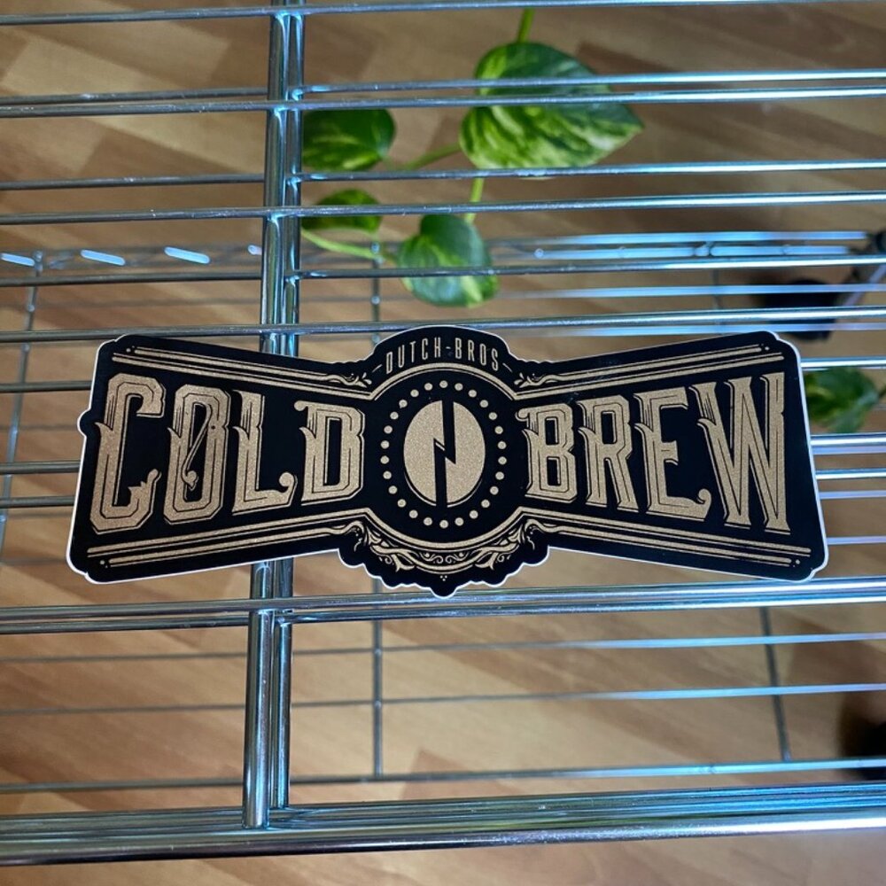 Dutch Bros Cold Brew Sticker- May 2017